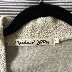 Michael Stars oversized long grey cardigan L